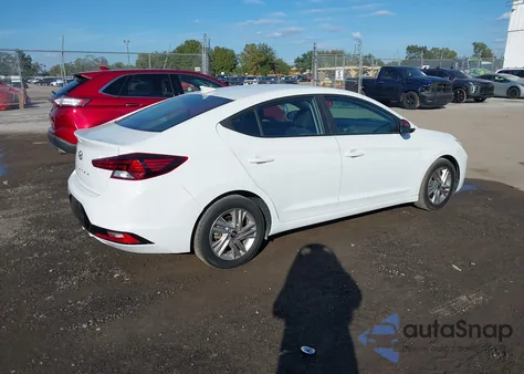 2019 Hyundai Elantra Sel из США, поврежденный, VIN 5NPD84LF3KH412713
